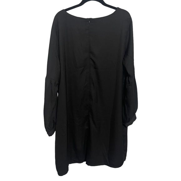 Maurices Solid Black V-Neck Long Sleeve Blouse Top Size 1 NWT - Picture 2 of 8
